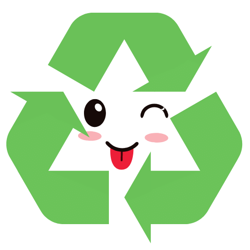 logo kawaii reciclaje